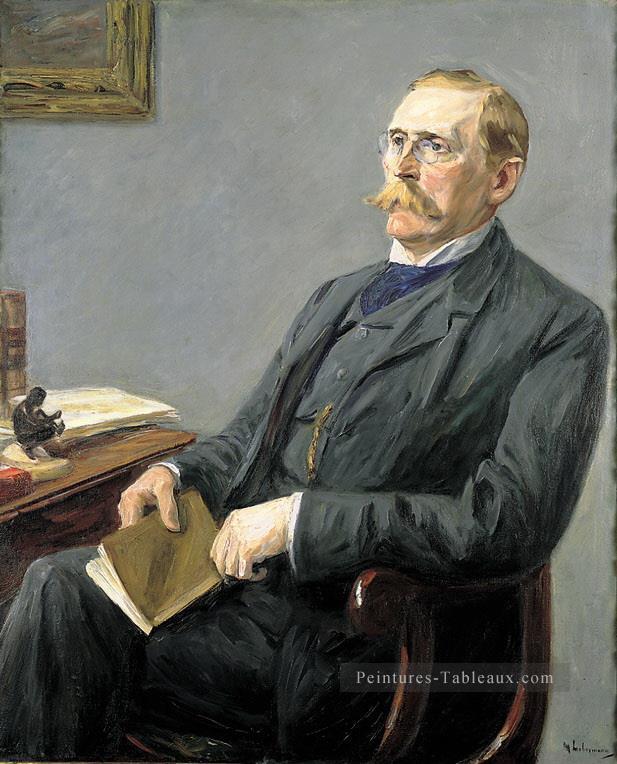Portrait de Wilhelm Bode 1904 Max Liebermann impressionnisme allemand Peintures à l'huile